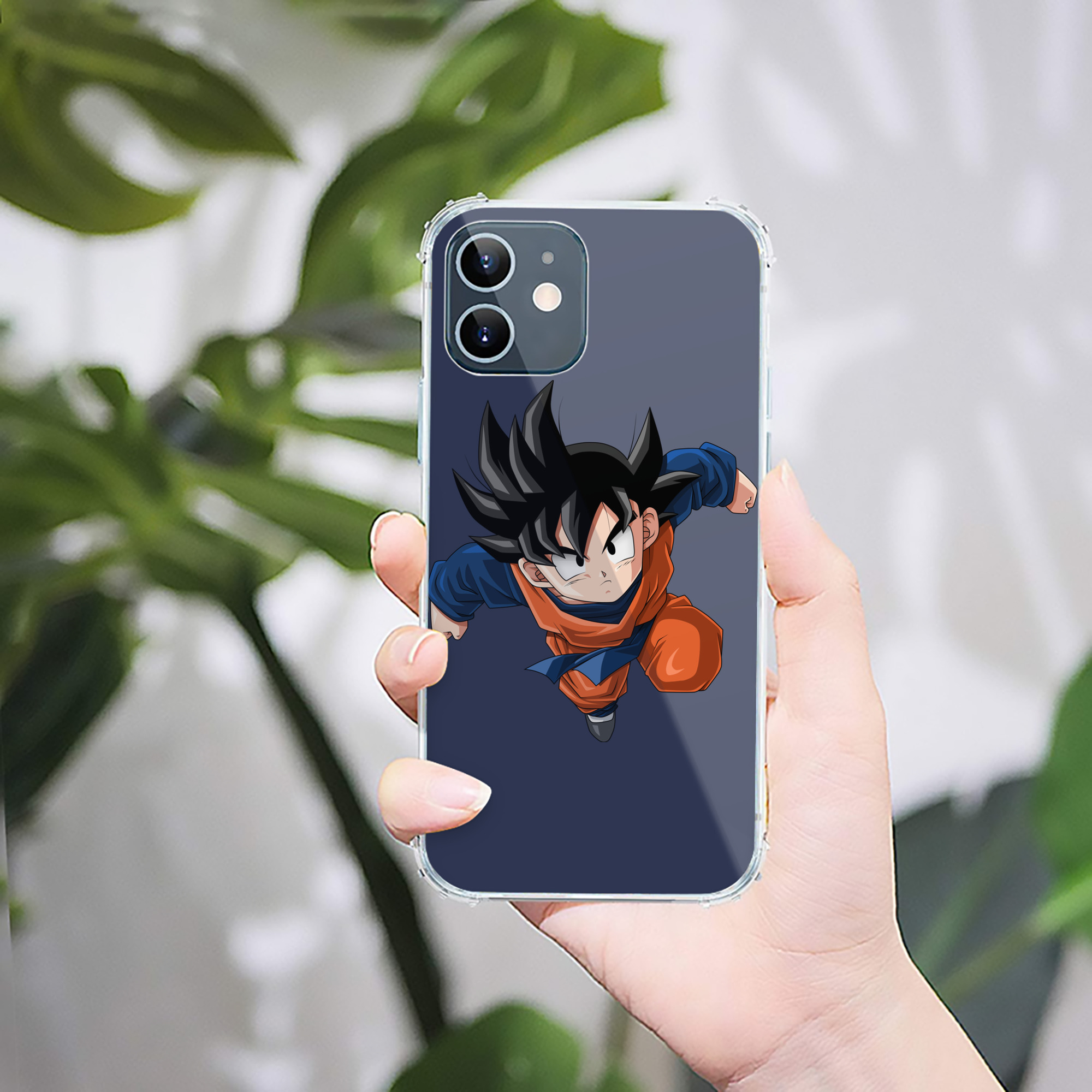 （画像用） ドラゴンボール 孫悟空（そん ごくう）Son Goku カカロット DRAGON BALL Kakarotto 【iPhone 12シリーズ対応】透明スマホケース（クリアソフトケース）